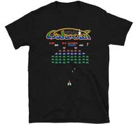 Arcade Galaxian T Shirt Space Invaders Video Game Retro Vintage 80S Alien Gaming Black L