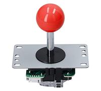Arcade Game DIY Kit Parts, 8 Way Joystick Arcade Joystick DIY Kit Delay Easy To Install for PC Game for MAME for Fight Stick(red)