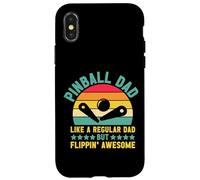 Arcade Game Pinball Dad Like A Regular Dad Flippin' Awesome Case for iPhone X/XS