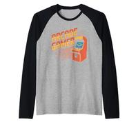 Arcade Gamer Retro Gaming Classic Vibes Raglan Baseball Tee