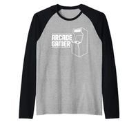 Arcade Gamer Retro Gaming Classic Vibes Raglan Baseball Tee