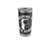 Arcade Keeping It Old School Gaming Retro Gamer Stainless Steel Insulated Tumbler