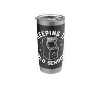 Arcade Keeping It Old School Retro Gaming Arcade Machine Stainless Steel Insulated Tumbler