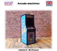 Arcade machine Ms Pac Man 1:32 Track Side Scenery Pub Bar Game Retro WASP