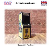 Arcade machine Pac Man 1:32 Track Side Scenery Pub Bar Game Retro WASP