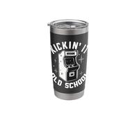 Arcade Machine Retro Kickin It Old School Gaming Stainless Steel Insulated Tumbler