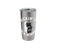 Arcade Machine Retro Kickin It Old School Gaming Stainless Steel Insulated Tumbler