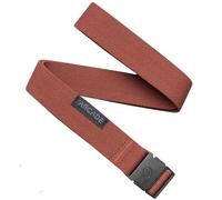 Arcade Ranger Adventure Slim Elastic Stretch Belt - Unisex, One Size, Vermillion Red