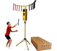 Arcade Reflex Trainer, LED Lights, Adjustable Height 35.4-78.7 in Yellow