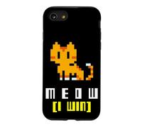 Arcade Retro Meow I Win Cat 8-Bit Video Game Lover Case for iPhone SE (2020) / 7/8