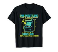 Arcade Soul Retro Neon Pixel Art Gaming Design T-Shirt