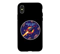 Arcade Space Retro Game Pixel Laser Star Coin Case for iPhone X/XS