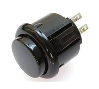 Arcade Style 24mm Push Button (Black)