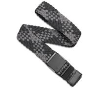 Arcade The Futureweave Unisex Vapor Belt, 4 Way Stretch Webbing, Non-Metal Travel Friendly Buckle, Black/Charcoal, One Size