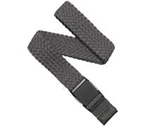 Arcade The Futureweave Unisex Vapor Belt, 4 Way Stretch Webbing, Non-Metal Travel Friendly Buckle, Charcoal, One Size