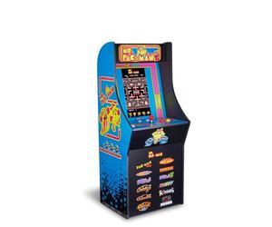 "Arcade1Up Ms. PAC-MAN Classic SE Arcade Game Machine 1.22 Meter Cabinet, 13 Classic Video Games, 39.62 cm IPS Display, Easy Assembly, Perfect for At-Home Gaming"