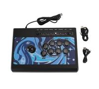ArcadeFight Stick for PC, USB Game Controller Joystick with 8 Action Keys, 8 Function Keys, Turbo Sound Function, Non Slip Rubber Base, ArcadeGame Fighting Joystick for
