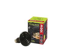 Komodo Ceramic Heat Emitter, 100 Watt, Black