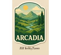 Arcadia Green 2026 Weekly Planner | Shelf 47 Press: Sunlight over valleys-organization with quiet grace