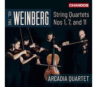 Arcadia Quartet - Mieczys?aw Weinberg: String Quartets Nos. 1, 7 & 11 (Vol. 2)