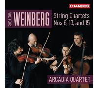 Arcadia Quartet – Mieczyslaw Weinberg: String Quartets, Vol. 4 (Nos. 6, 13 & 15) – CD – NAXOS