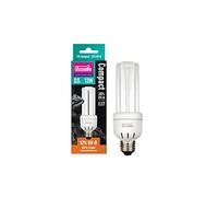 Arcadia Reptile - D3+ Mini Compact Lamp, Triple U Looped Glass D3+ 12% UV-B - Screw in Compact - 13 Watts - Full-Spectrum UV-B - HO-T5 Technology - Suitable for Reptiles