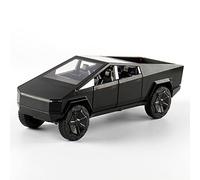 ARCADORA 1:24 Scale Alloy Diecast Model Car Pullback Vehicle Toy Collection for Tesla Cybertruck Pickup, Kids Gift, with Sound and Light