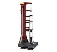 ARCADORA 1:300 Scale USS Saturn V Rocket and Launch Pad DIY Handcraft Paper Model Unassembled KIT