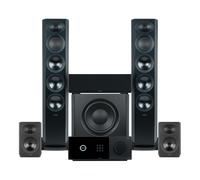 Arcam AVA25 8K AV Receiver & Radia R35 5.1 Surround Sound Bundle Black