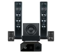 Arcam AVA35 8K AV Receiver & Radia R35 5.1 Surround Sound Bundle Black