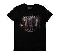 Arcane (Characters) Unisex T-Shirt (Medium) Black