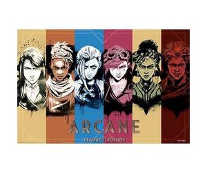 Arcane Colours 90cm x 60cm Maxi Poster, Official Licensed League of Legends Wall Art, Large Gaming Print for Bedroom, Gamer Room Decor