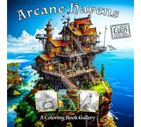 Arcane Havens Coloring Book: Mythical Treehouses: Exotic Animals: Whimsical Adventures: Seascapes: Forest: Desert (Color Me Bad: Havens Architecture Coloring Series)