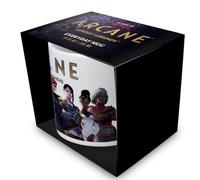 Arcane League of Legends Arcade 315ml Ceramic Mug, Official Licensed White Coffee Cup, Gaming Artwork Tea Mug, Collectible Gift for Home, Office