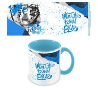 Arcane Paint The Town Blue 315ml Ceramic Mug, Official Licensed, Light Blue Coloured Inner, Coffee and Tea Cup, Home, Office Desk, Collector Gift