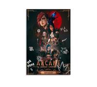 Arcane Poster Comic Action Anime Cover Posters for Room Aesthetic Canvas Wall Art Bedroom Decor12x18inch(30x45cm)