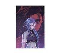 Arcane Poster, League of Legends Poster, Jinx Anime Poster Canvas Poster Bedroom Decor Sports Landscape Office Room Decor Gift Unframe-style 12x18inch(30x45cm)