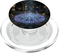 Arcane Ritual Circle Dark Fantasy Dungeon Scene Design PopSockets PopGrip for MagSafe