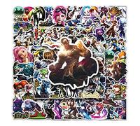 Arcane Stickers100 Pcs Vinyl Waterproof LOL Sticker for Laptop Skateboard Computer Luggage Phone Water Bottle Car Helmet Bike,Cartoon Anime Game Sticker for Teens Adults