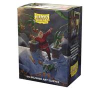 Arcane Tinmen ApS ART12101 Sleeves Limited Edition Dragon Shield: Brushed Art Christmas 2023 (100)
