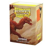 Dragon Shield AT-11059 Standard Size Matte Amber (100 Sleeves)
