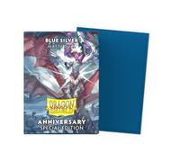 Dragon Shield - Cobalt & Silver - Matte Dual Sleeves 100pk