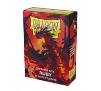 Dragon Shield Small Sleeves - Matte Ruby Geledar (60)