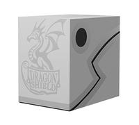 Arcane Tinmen Storage+for+Cards+-+Deck+Box+Dragon+Shield+Double+Shell+%3 Revised+Ashen+%28White%2FBlack%29