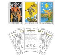 ARCANIA - Easy Tarot for Beginners with Instructions to Learn Simple and Quick. Includes Key Words, Zodiac Signs, Planets and the 4 Elements