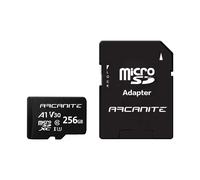 ARCANITE 256GB microSDXC Memory Card with Adapter - A1, UHS-I U3, V30, 4K, C10, Micro SD, Optimal read speeds up to 90 MB/s