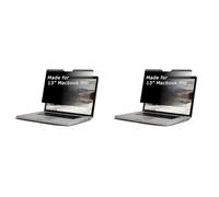 ARCANITE Magnetic Privacy Screen Filter for 13" MacBook Pro (2016, 2017, 2018) and MacBook Air 13" (2016, 2018, 2020), Anti Blue Light/Anti UV/Anti Glare Screen Protector (Pack of 2)