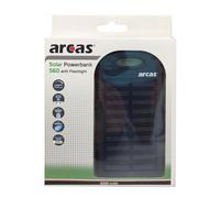 Arcas Solar-Powerbank S60 With 6000mAh Flashlight Function LED