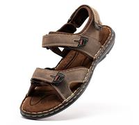 ArcBrothers Men's Sandals Non-slip Water Sandals Comfortable Sport Sandals Open Toe Casual Beach Sandals, Olive Khaki, 12