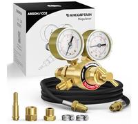 ARCCAPTAIN Argon CO2 Regulators with 8.2FT Inert Gas Welding Hose, Welding Regulator for MIG and TIG, 0-4000 PSI, 0-30+ CFH, CGA580 Inlet Connection